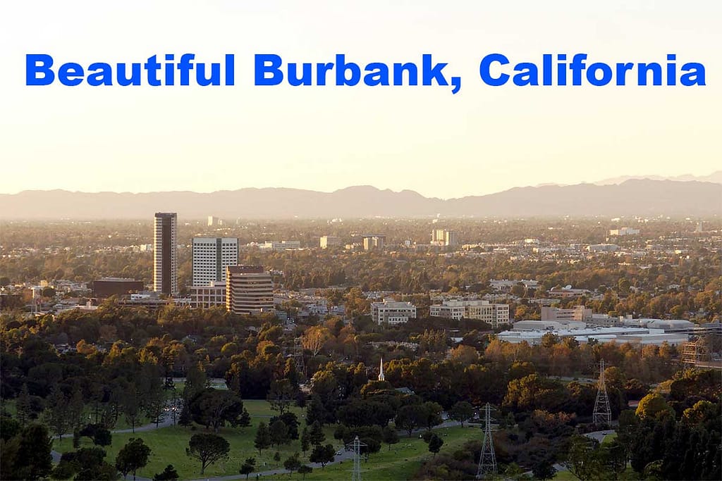 Burbank, CA Aerial View