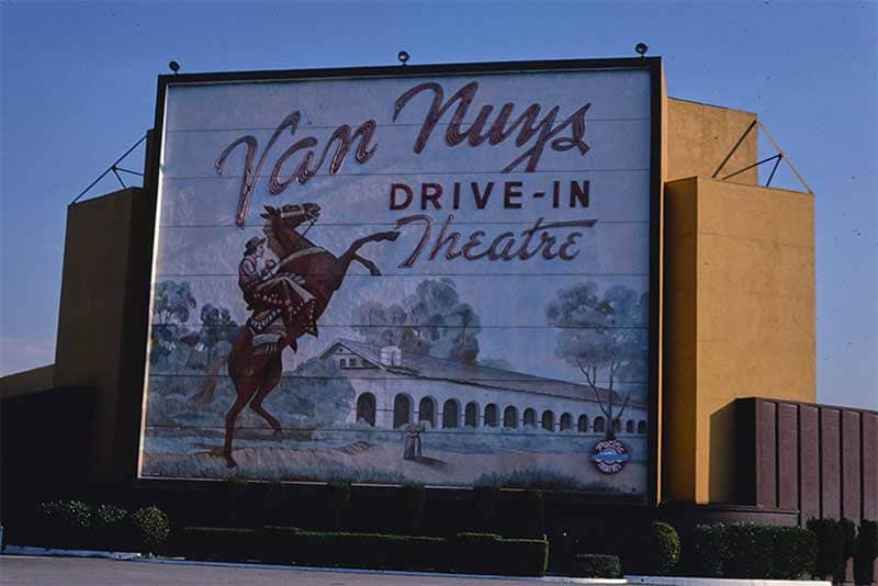 Van Nuys drive in movie theater