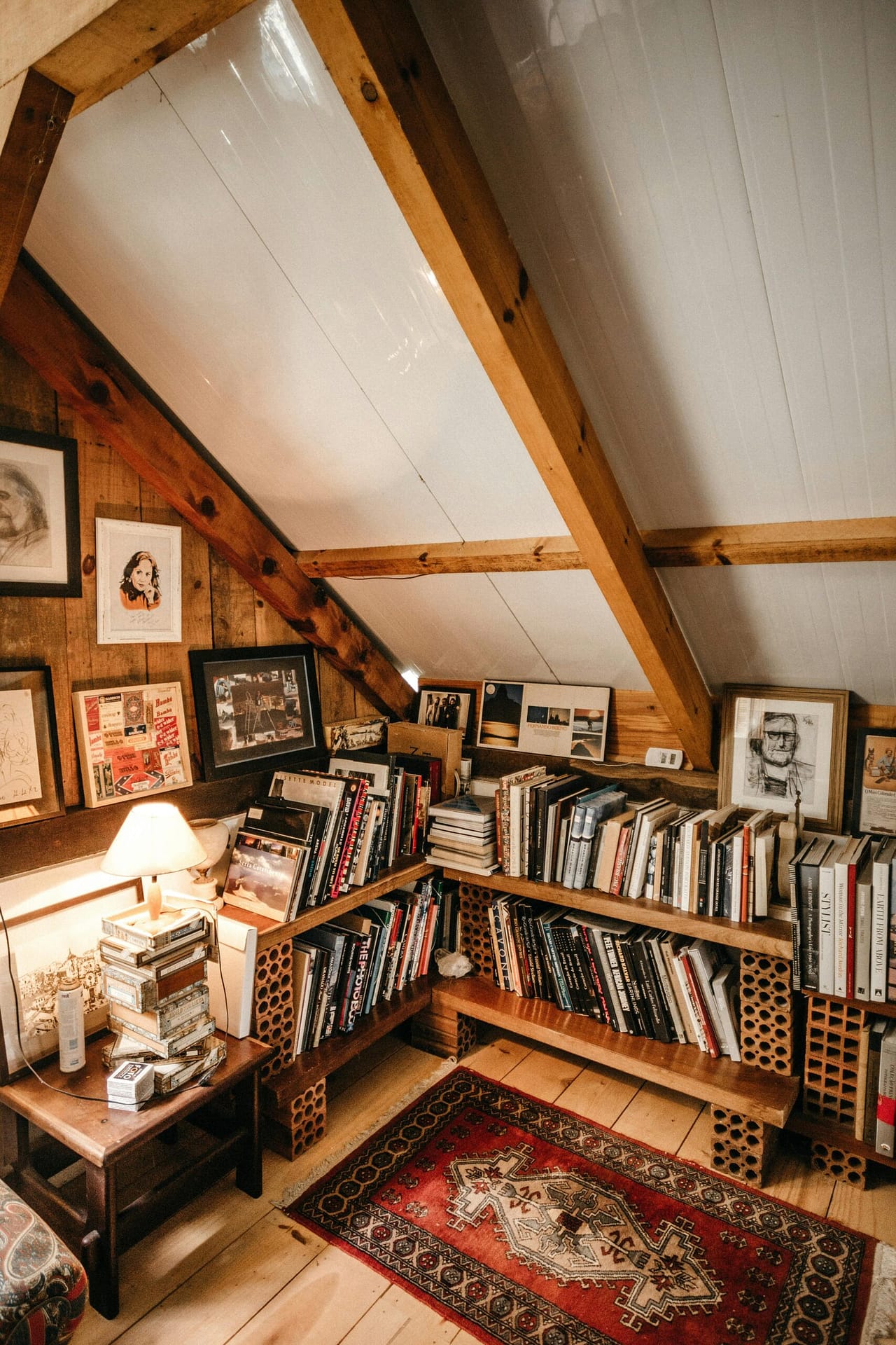 Cleaning and decluttering the attic